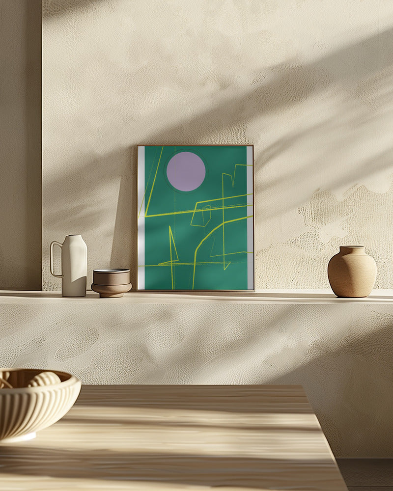 Angular lines No 23 Poster